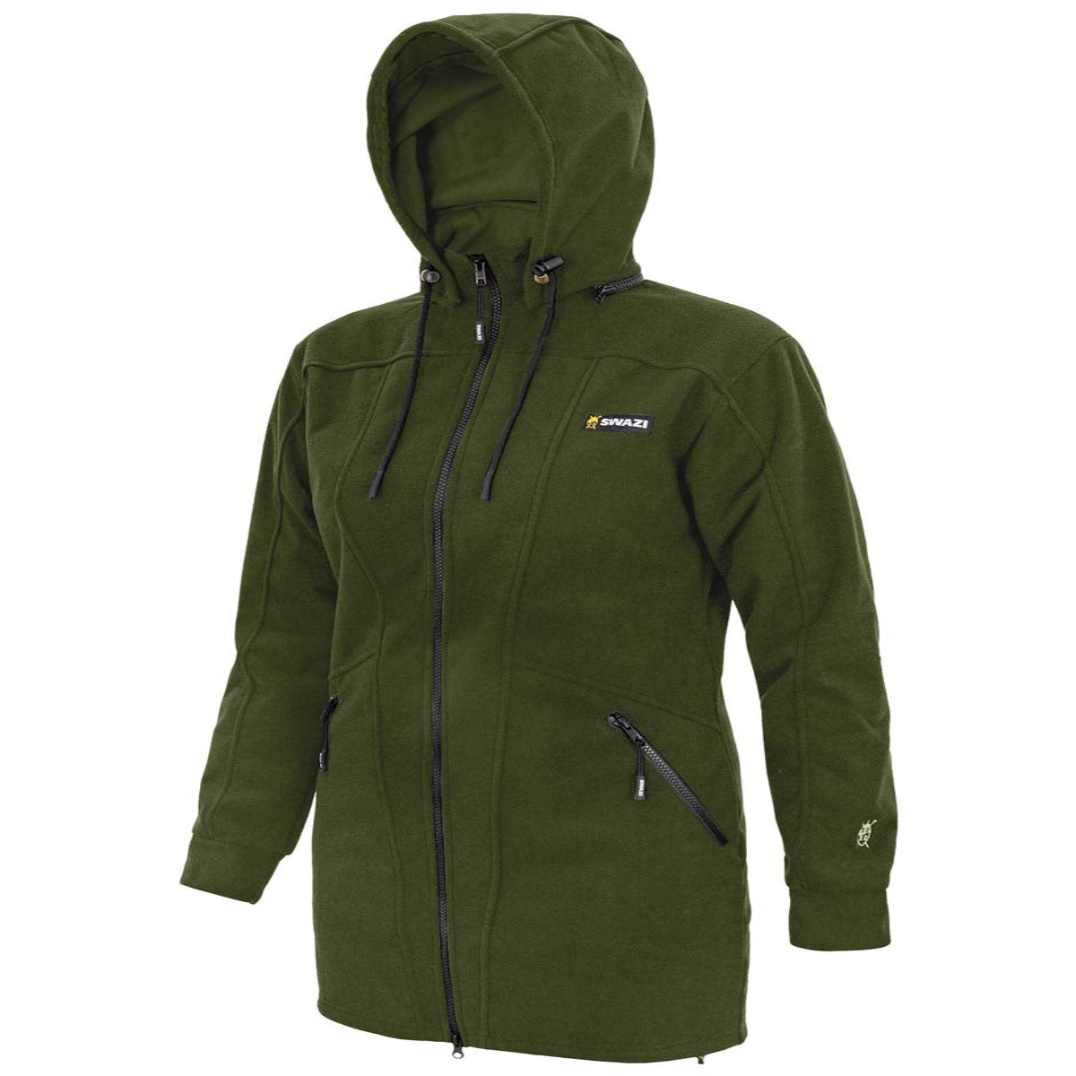Swazi Amur Women's Windbreaker Jacket - Olive Swazi Amur Women's Windbreaker Jacket - Olive