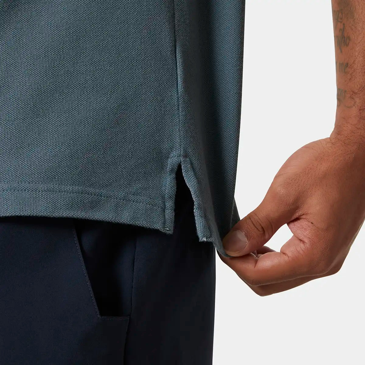 Helly Hansen Transat Polo Shirt side split seam Helly Hansen Transat Polo Shirt side split seam