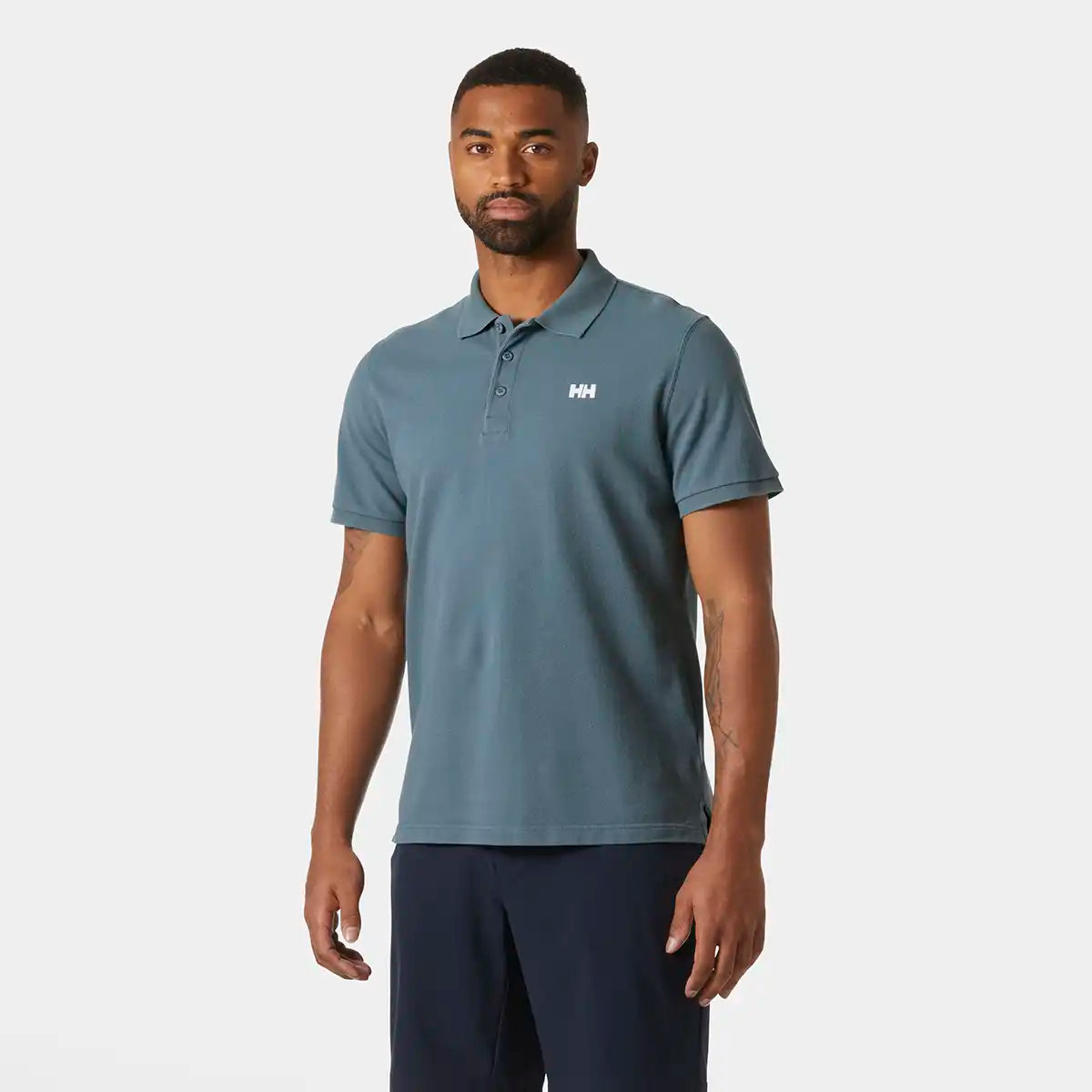 Helly Hansen Transat Polo Shirt on model Helly Hansen Transat Polo Shirt on model