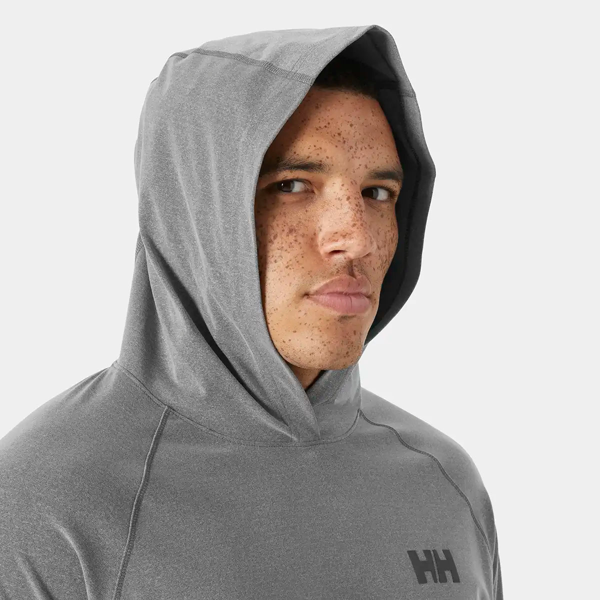 Helly Hansen Tyri Knit Hoodie- Ebony- hood up Helly Hansen Tyri Knit Hoodie- Ebony- hood up