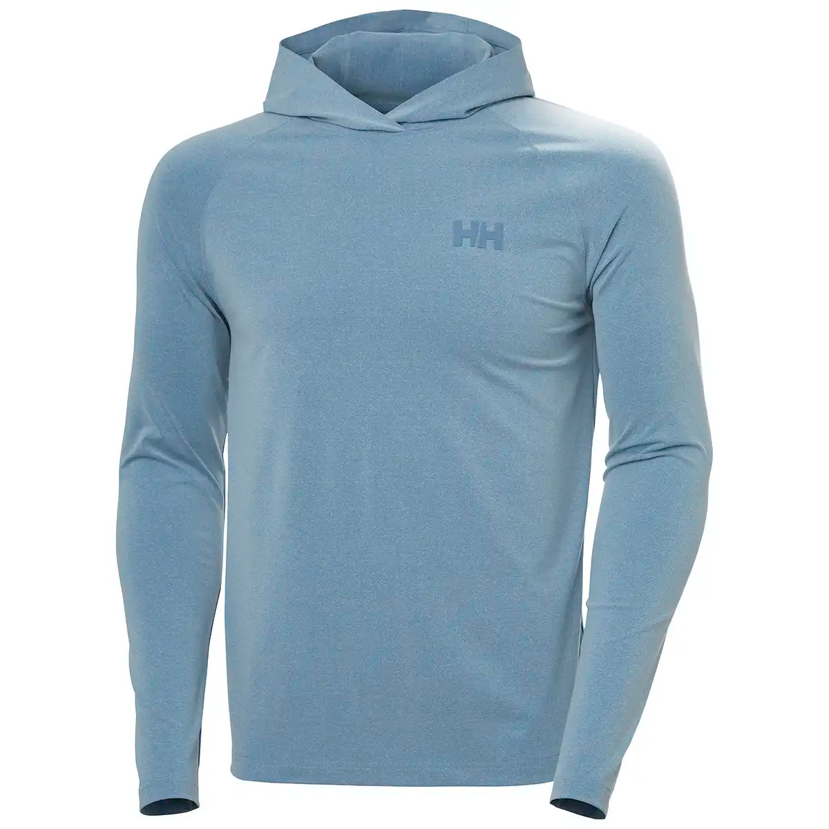 Helly Hansen Tyri Knit Hoodie- Washed Navy- front view Helly Hansen Tyri Knit Hoodie- Washed Navy- front view
