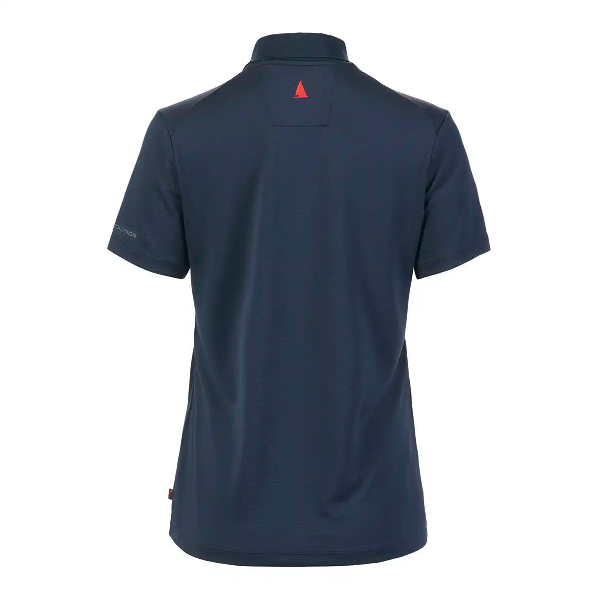Musto Women's Evo Crew Sunblock Short Sleeve Polo- Navy- back Musto Women's Evo Crew Sunblock Short Sleeve Polo- Navy- back