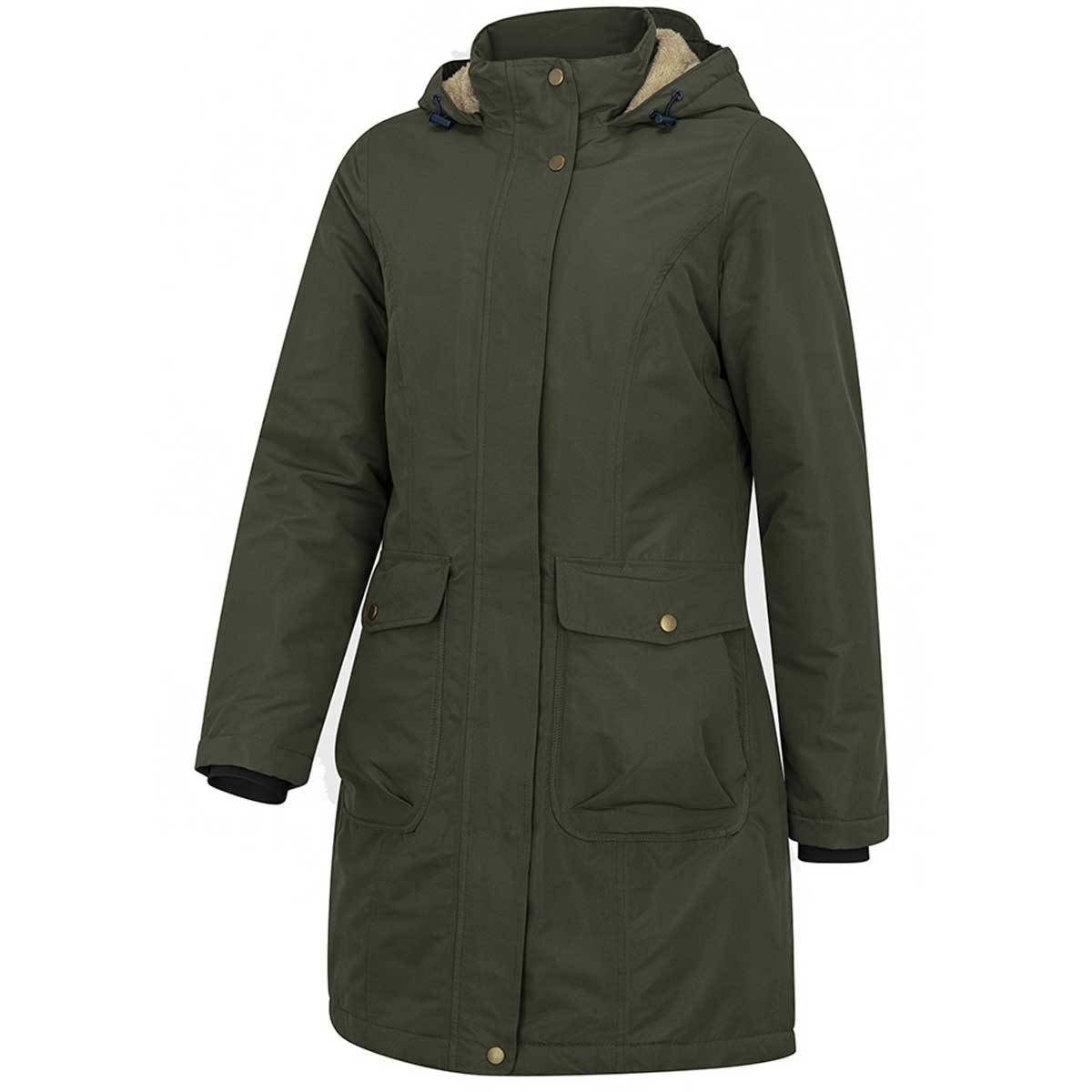 Hoggs of Fife Walker Women's Waterproof Long Coat - green Hoggs of Fife Walker Women's Waterproof Long Coat - green