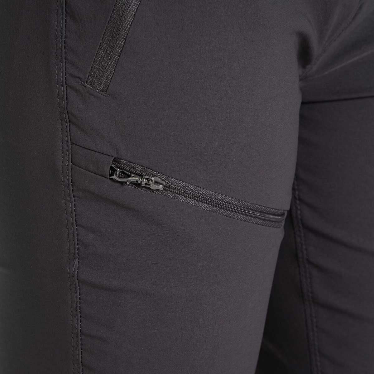 Craghoppers NosiLife Pro Women's Trousers III - Charcoal - Thigh Pocket Craghoppers NosiLife Pro Women's Trousers III - Charcoal - Thigh Pocket