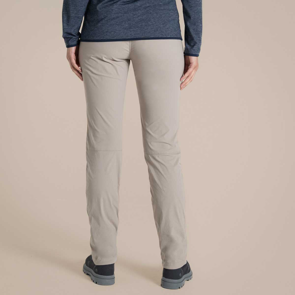 Craghoppers NosiLife Pro Women's Trousers III - Soft Mushroom - Rear Craghoppers NosiLife Pro Women's Trousers III - Soft Mushroom - Rear