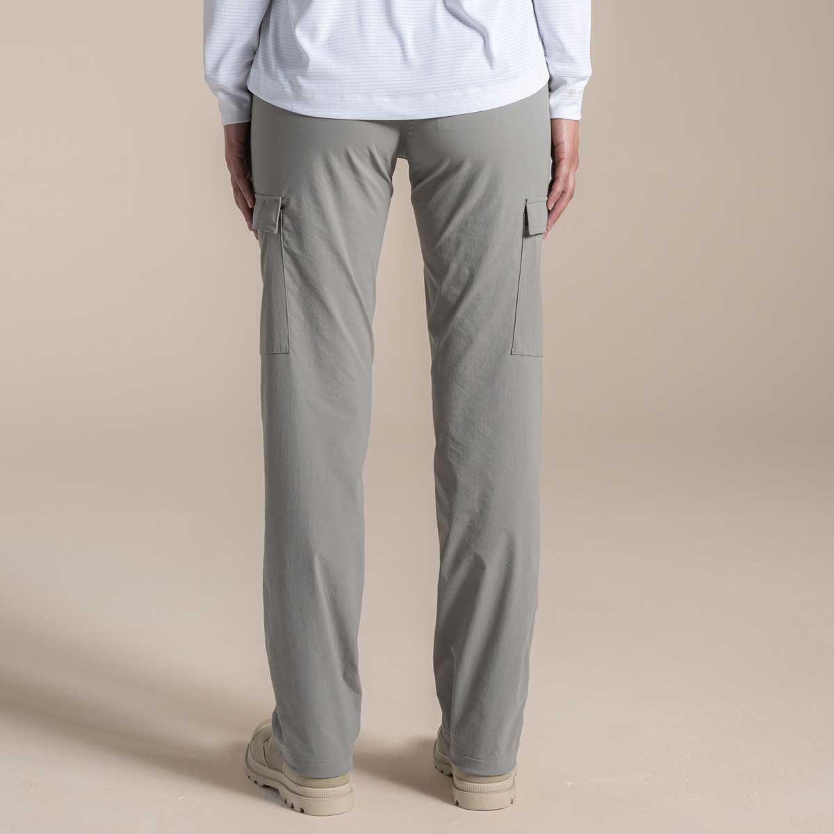 Craghoppers NosiLife Rif Women's Stretch Cargo Trousers - Vert - Rear Craghoppers NosiLife Rif Women's Stretch Cargo Trousers - Vert - Rear