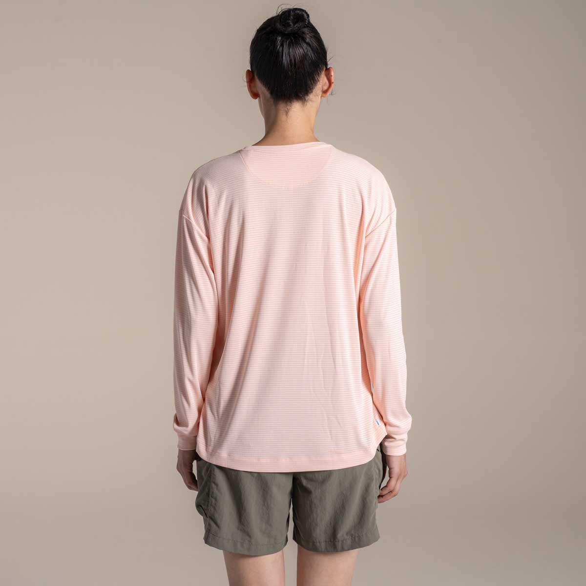 Craghoppers NosiLife SolarShield+ Women's Long Sleeved T-Shirt - Sherbert - Rear Craghoppers NosiLife SolarShield+ Women's Long Sleeved T-Shirt - Sherbert - Rear
