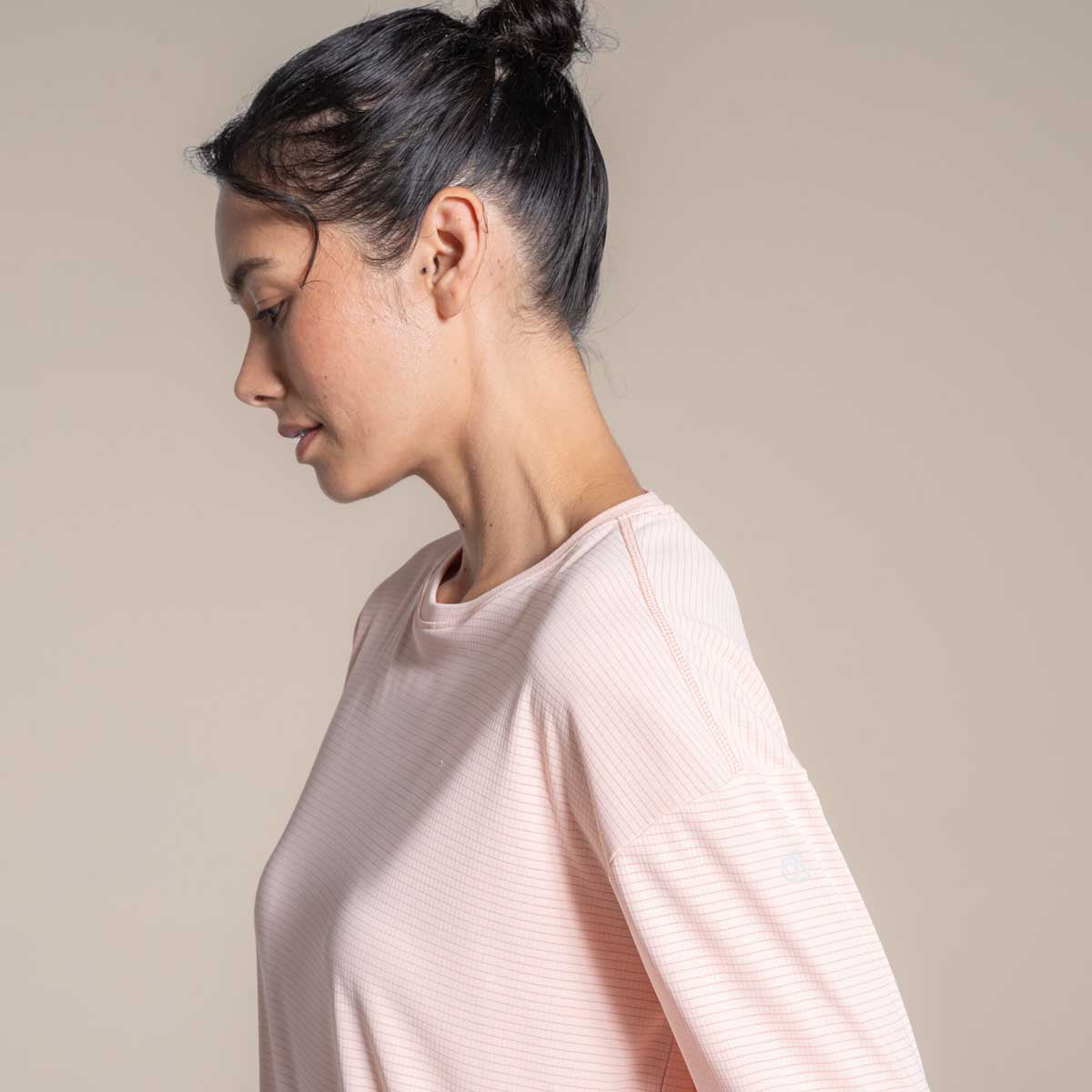 Craghoppers NosiLife SolarShield+ Women's Long Sleeved T-Shirt - Sherbert Craghoppers NosiLife SolarShield+ Women's Long Sleeved T-Shirt - Sherbert