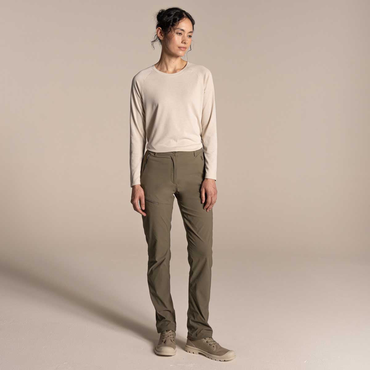 Craghoppers NosiLife Nour Women's Long Sleeved T-Shirt - Oyster Marl Craghoppers NosiLife Nour Women's Long Sleeved T-Shirt - Oyster Marl