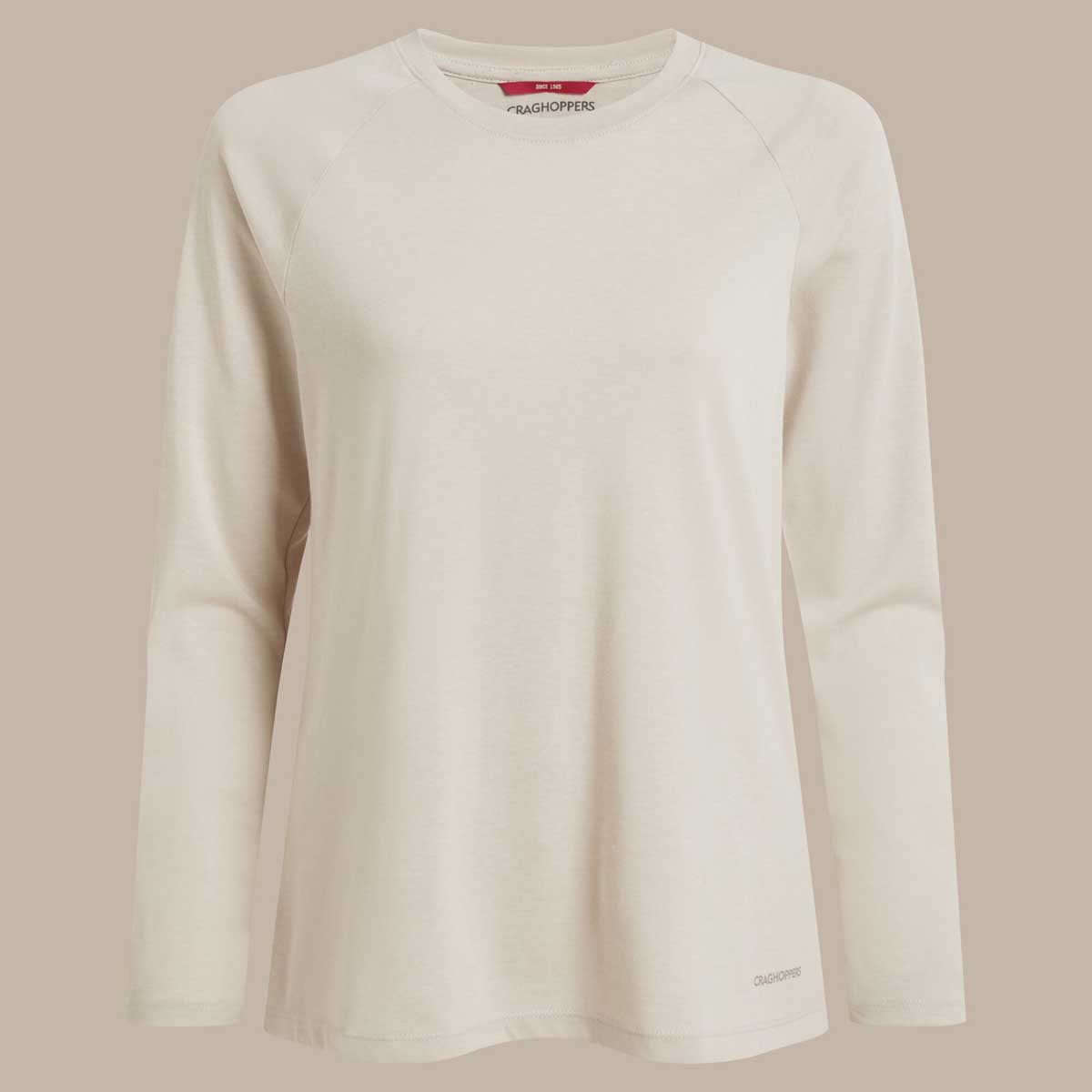 Craghoppers NosiLife Nour Women's Long Sleeved T-Shirt - Oyster Marl Craghoppers NosiLife Nour Women's Long Sleeved T-Shirt - Oyster Marl