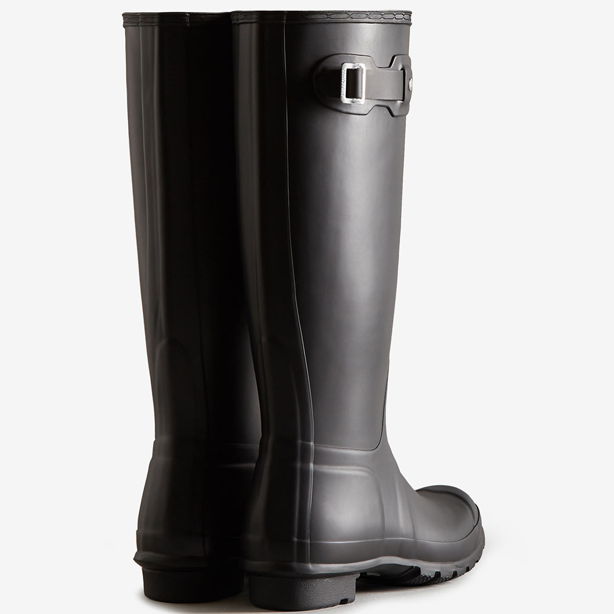 Hunter Women's Original Tall Wellington Boots - Black - Rear Hunter Women's Original Tall Wellington Boots - Black - Rear