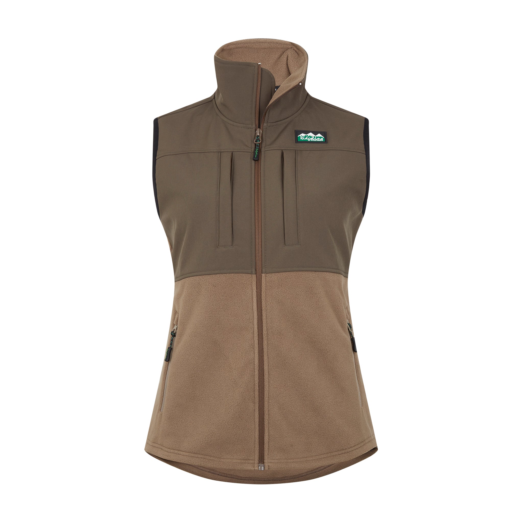 Ridgeline Women's Hybrid Vest - bark/light bark Ridgeline Women's Hybrid Vest - bark/light bark