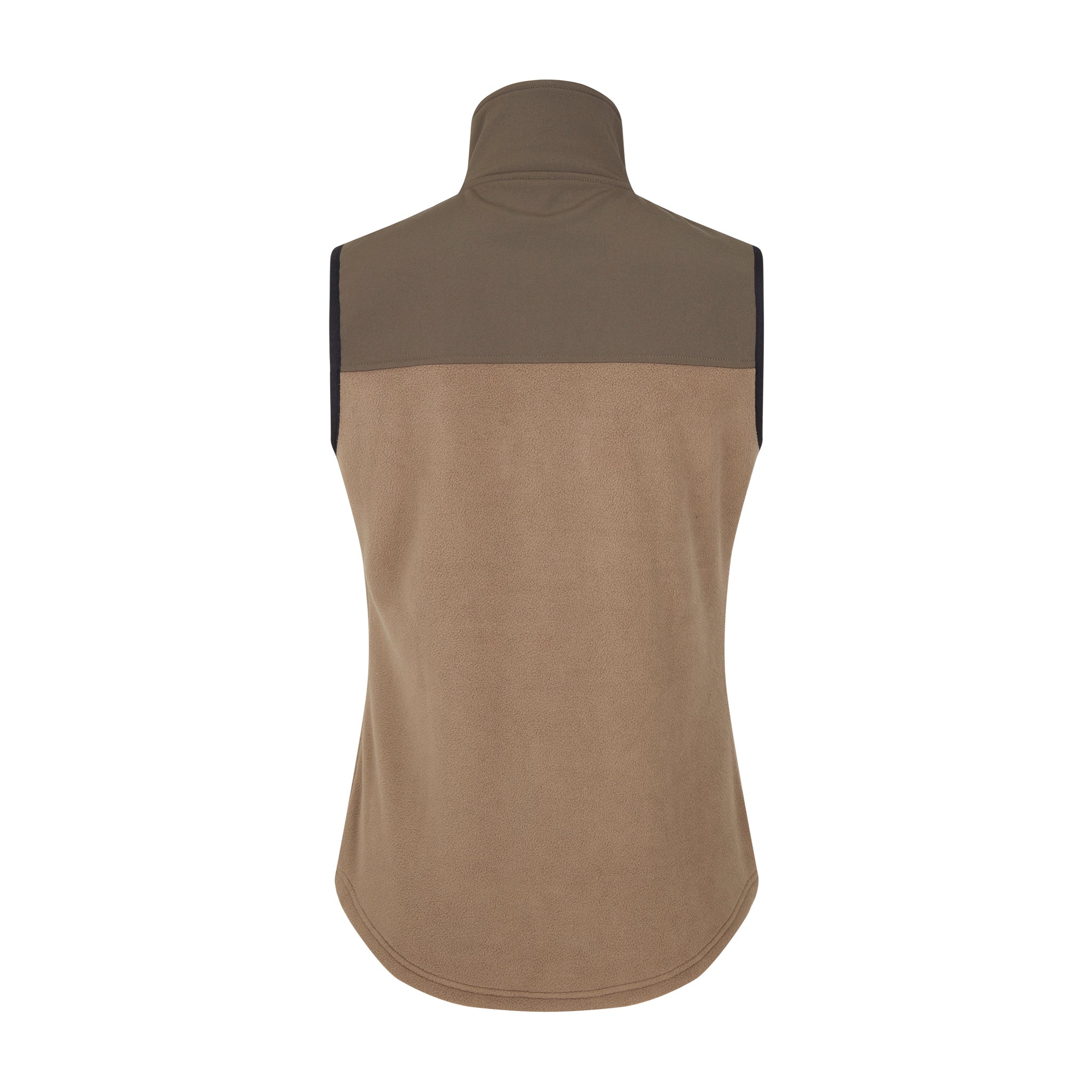 Ridgeline Ladies Hybrid Vest - Bark/Light Bark rear Ridgeline Ladies Hybrid Vest - Bark/Light Bark rear