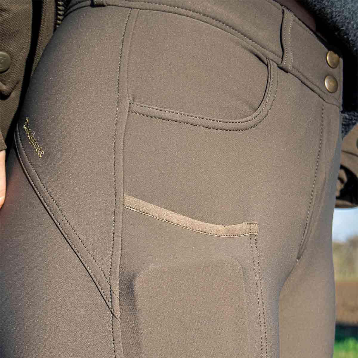 Deerhunter Lady Hunting Tights - Palm Green - Detail Deerhunter Lady Hunting Tights - Palm Green - Detail