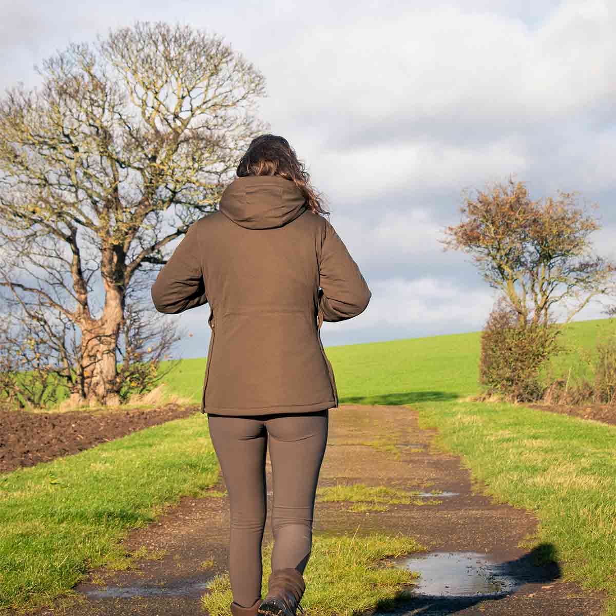 Deerhunter Lady Hunting Tights - Palm Green - Rear Deerhunter Lady Hunting Tights - Palm Green - Rear