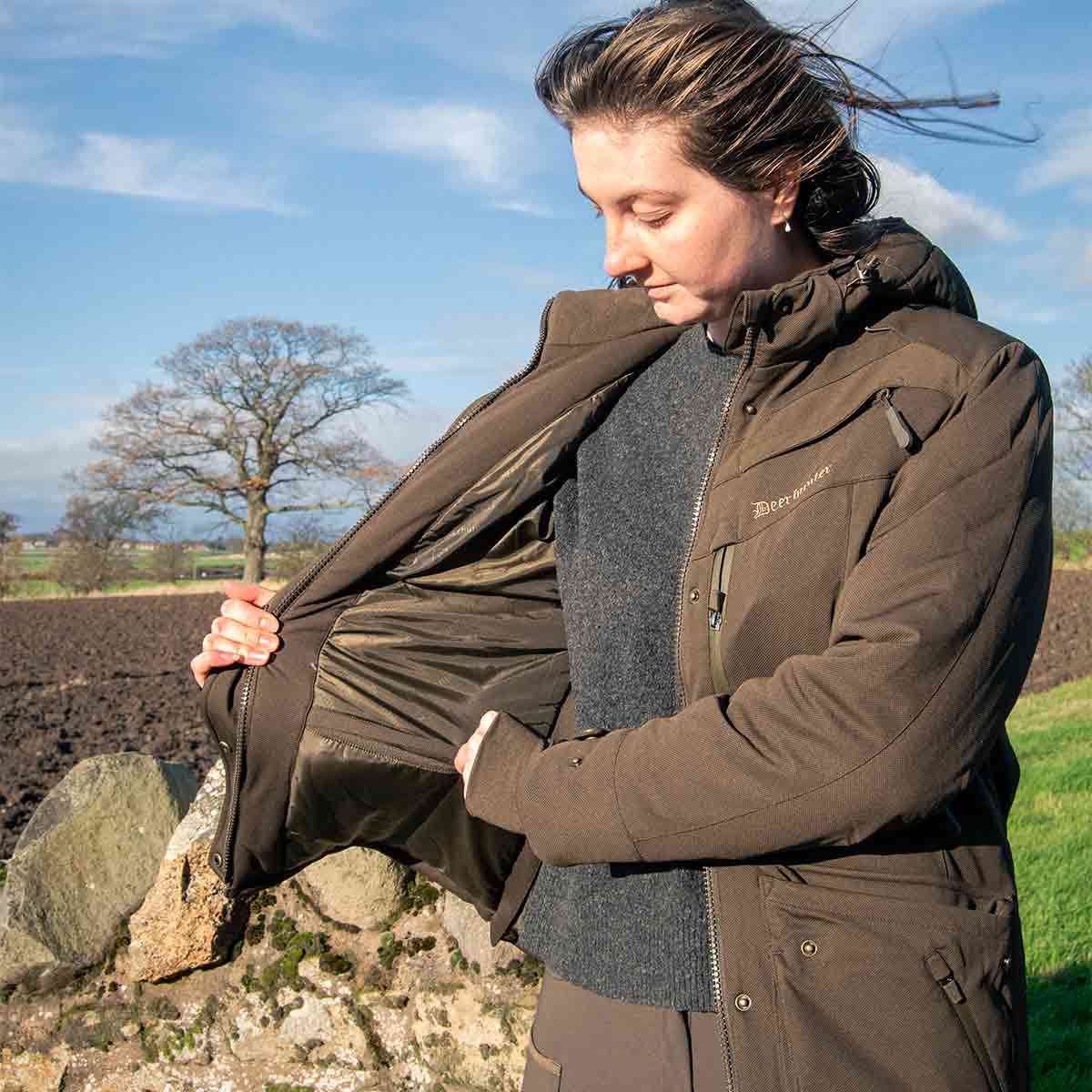 Deerhunter Lady Muflon Pro Winter Jacket - Interior Deerhunter Lady Muflon Pro Winter Jacket - Interior