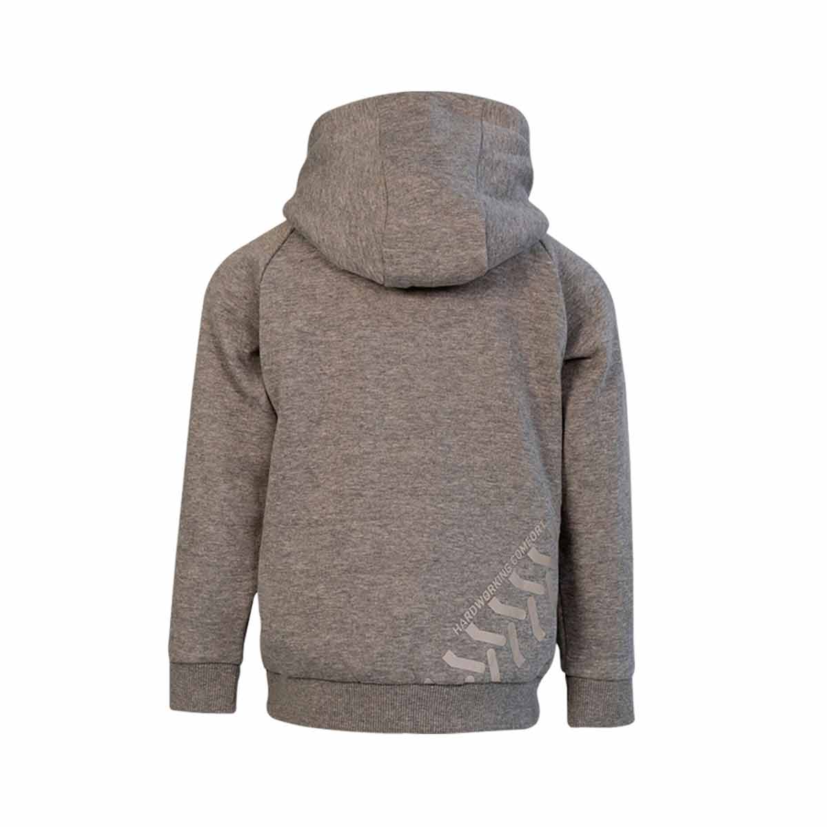 Xpert Pro Junior Pullover Hoodie Grey Rear Xpert Pro Junior Pullover Hoodie Grey Rear