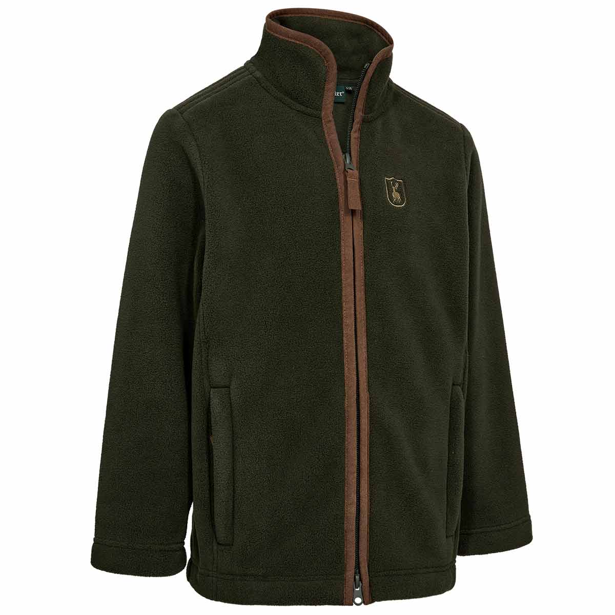 Deerhunter Youth Cumbria Fleece Jacket - Forest Ember Deerhunter Youth Cumbria Fleece Jacket - Forest Ember