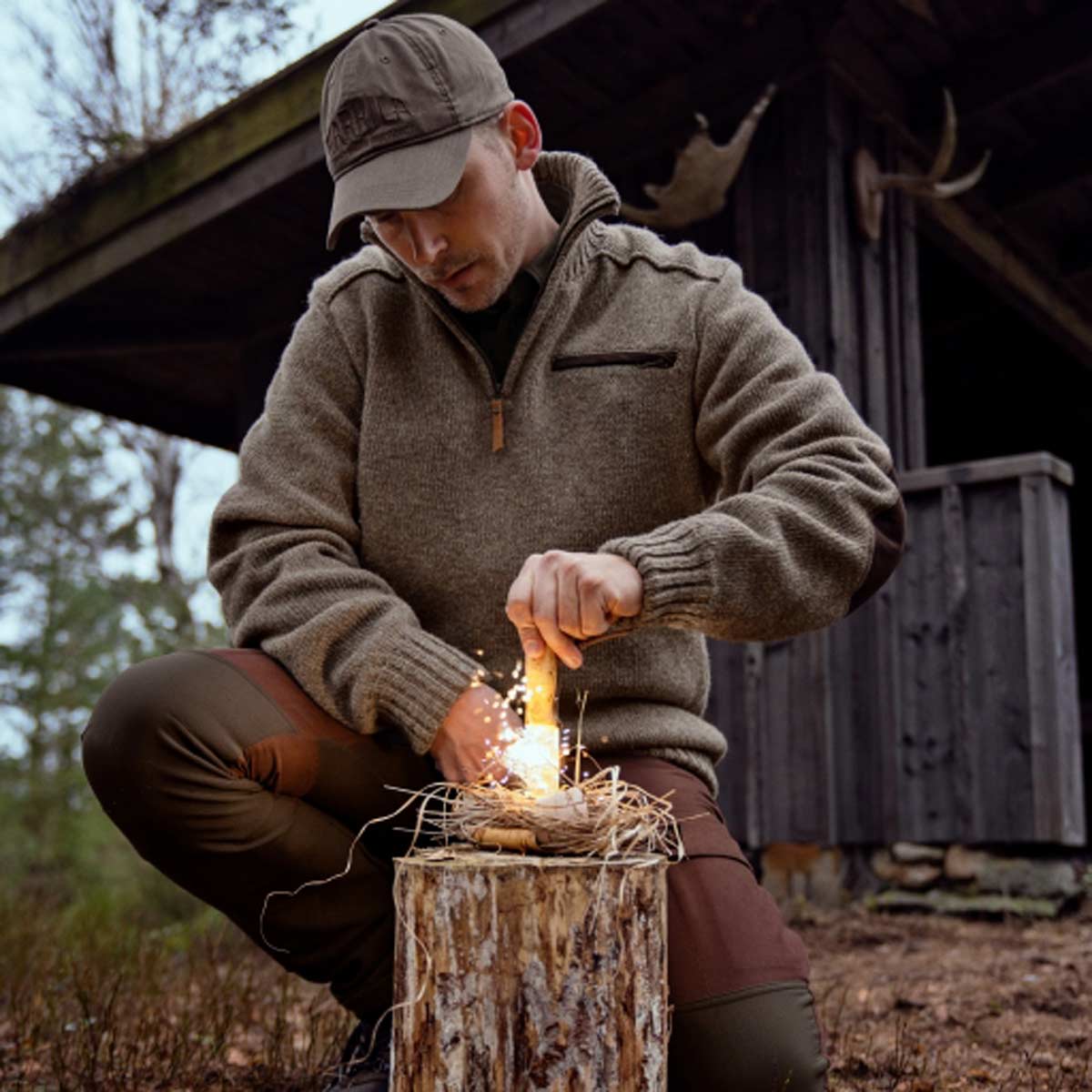 Harkila Annaboda 2.0 HSP Knit Pullover - Close up Harkila Annaboda 2.0 HSP Knit Pullover - Close up