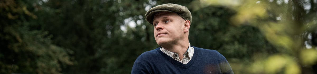 Tweed shooting caps and flat caps Tweed shooting caps and flat caps