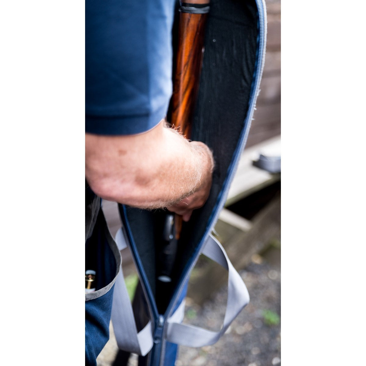 Jack Pyke Sporting Gun Slip - Navy - inside Jack Pyke Sporting Gun Slip - Navy - inside
