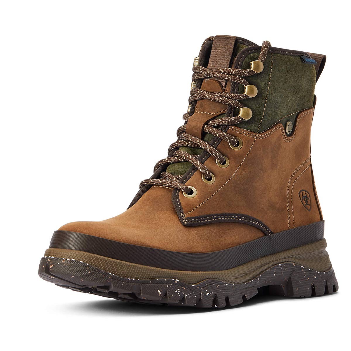 Ariat Women's Moresby Waterproof Boot - Oily Distressed Brown - Front Left Ariat Women's Moresby Waterproof Boot - Oily Distressed Brown - Front Left