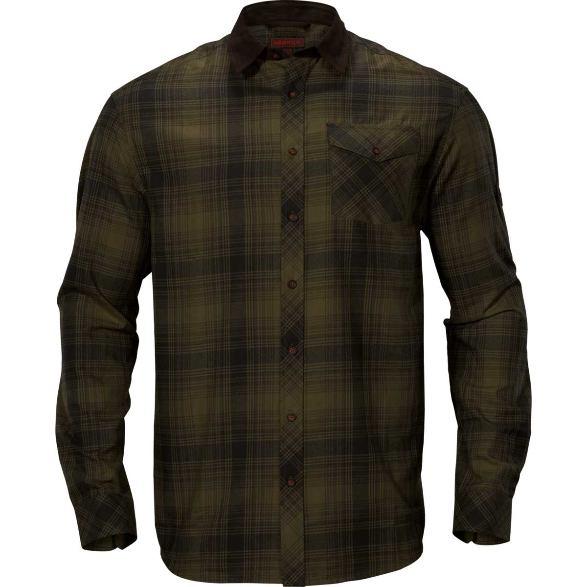 Harkila Driven Hunt Flannel Shirt - Olive Green Check Harkila Driven Hunt Flannel Shirt - Olive Green Check