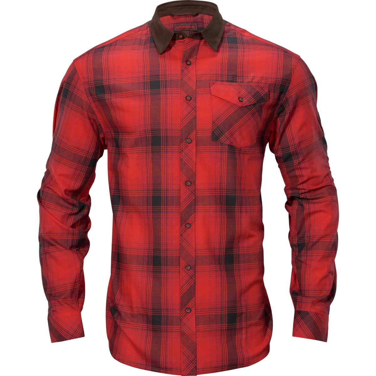 Harkila Driven Hunt Flannel Shirt - Red/Black Check Harkila Driven Hunt Flannel Shirt - Red/Black Check