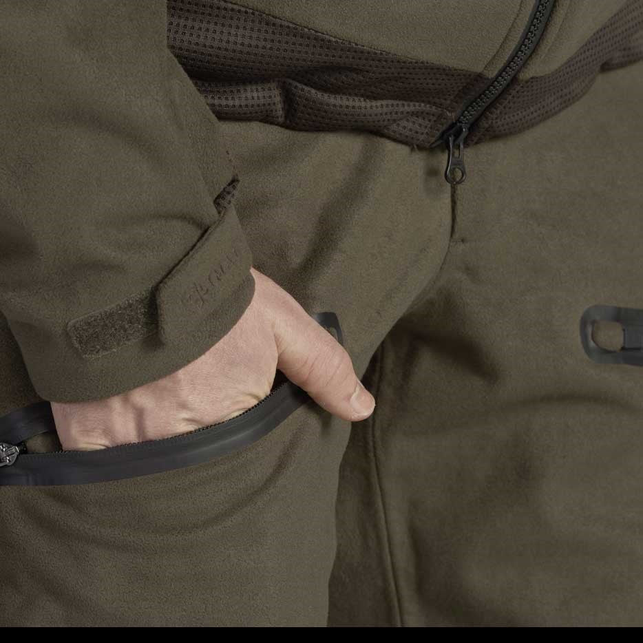 Seeland Climate Hybrid Trousers - Pine Green - pockets Seeland Climate Hybrid Trousers - Pine Green - pockets