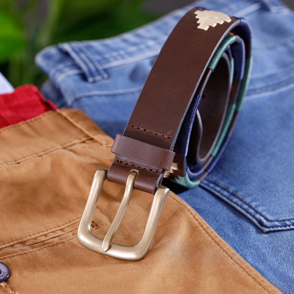 ArdMoor Polo Belt - Red/Green/Navy ArdMoor Polo Belt - Red/Green/Navy