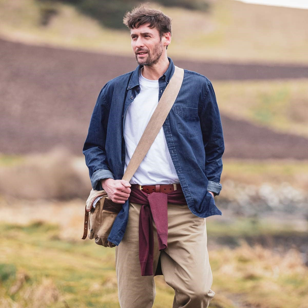 Hoggs of Fife Archerfield Denim Shirt - Indigo Blue Hoggs of Fife Archerfield Denim Shirt - Indigo Blue