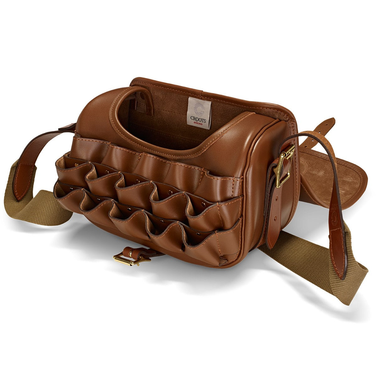 Croots Byland Leather Loaders Bag (150 Cartridges) - London Tan Croots Byland Leather Loaders Bag (150 Cartridges) - London Tan
