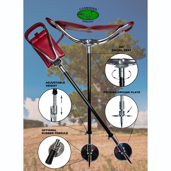 Gamebird H7 Seatstick Adjustable with Swivel Head Gamebird H7 Seatstick Adjustable with Swivel Head