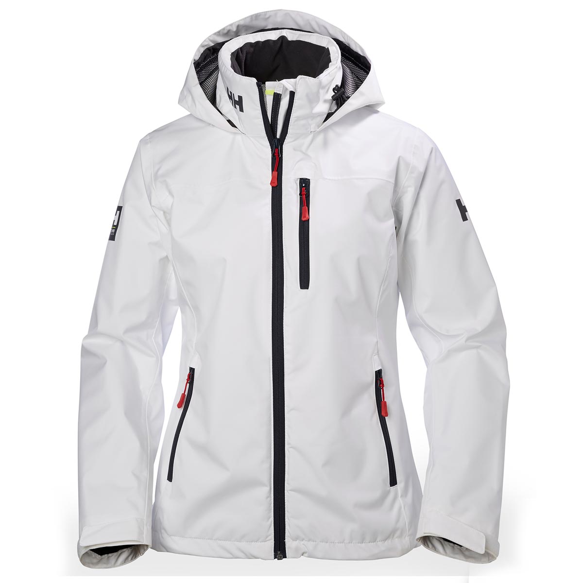 Helly Hansen Women's Crew Hooded Midlayer Jacket white Helly Hansen Women's Crew Hooded Midlayer Jacket white