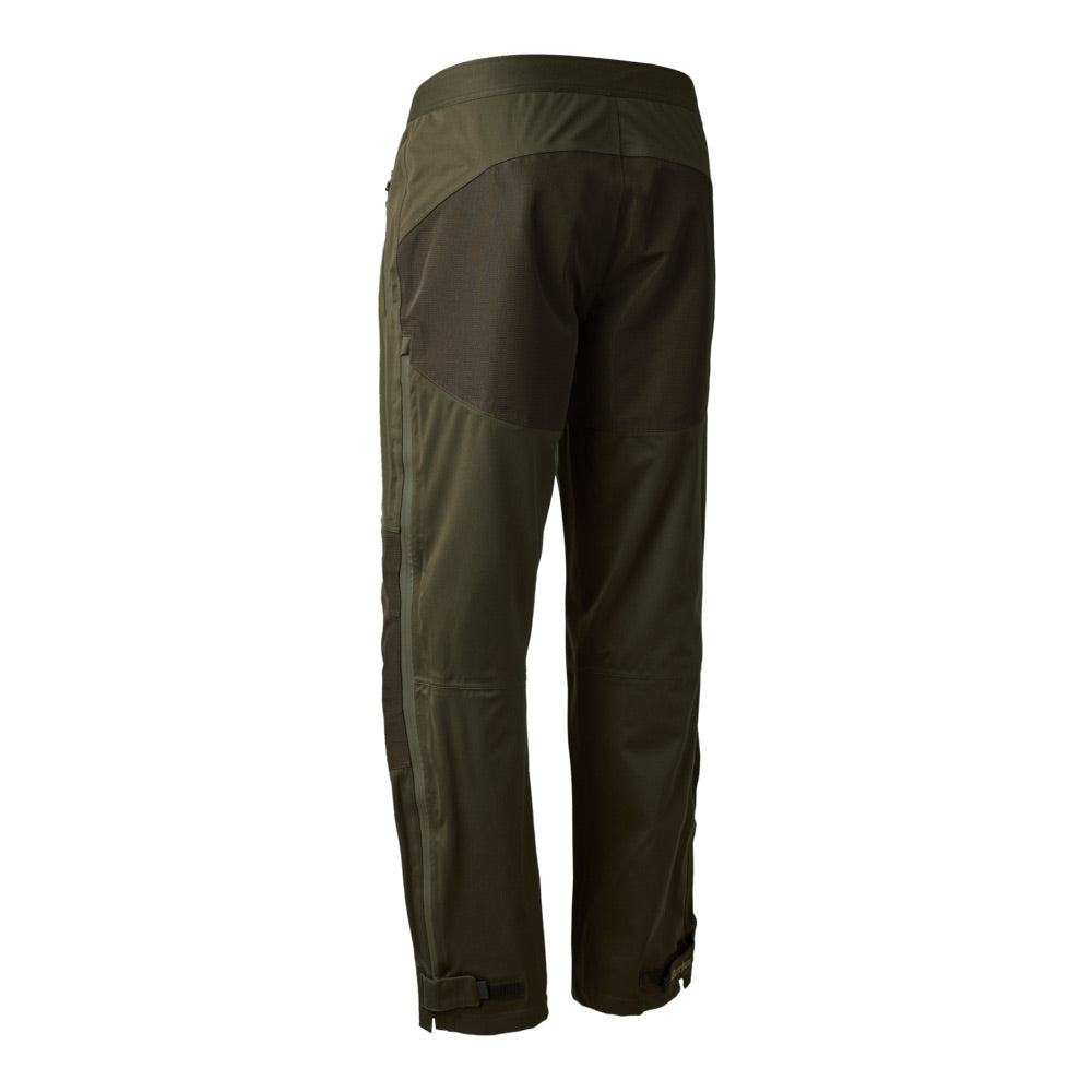 Deerhunter Excape Rain Trousers - Art Green - Rear Deerhunter Excape Rain Trousers - Art Green - Rear