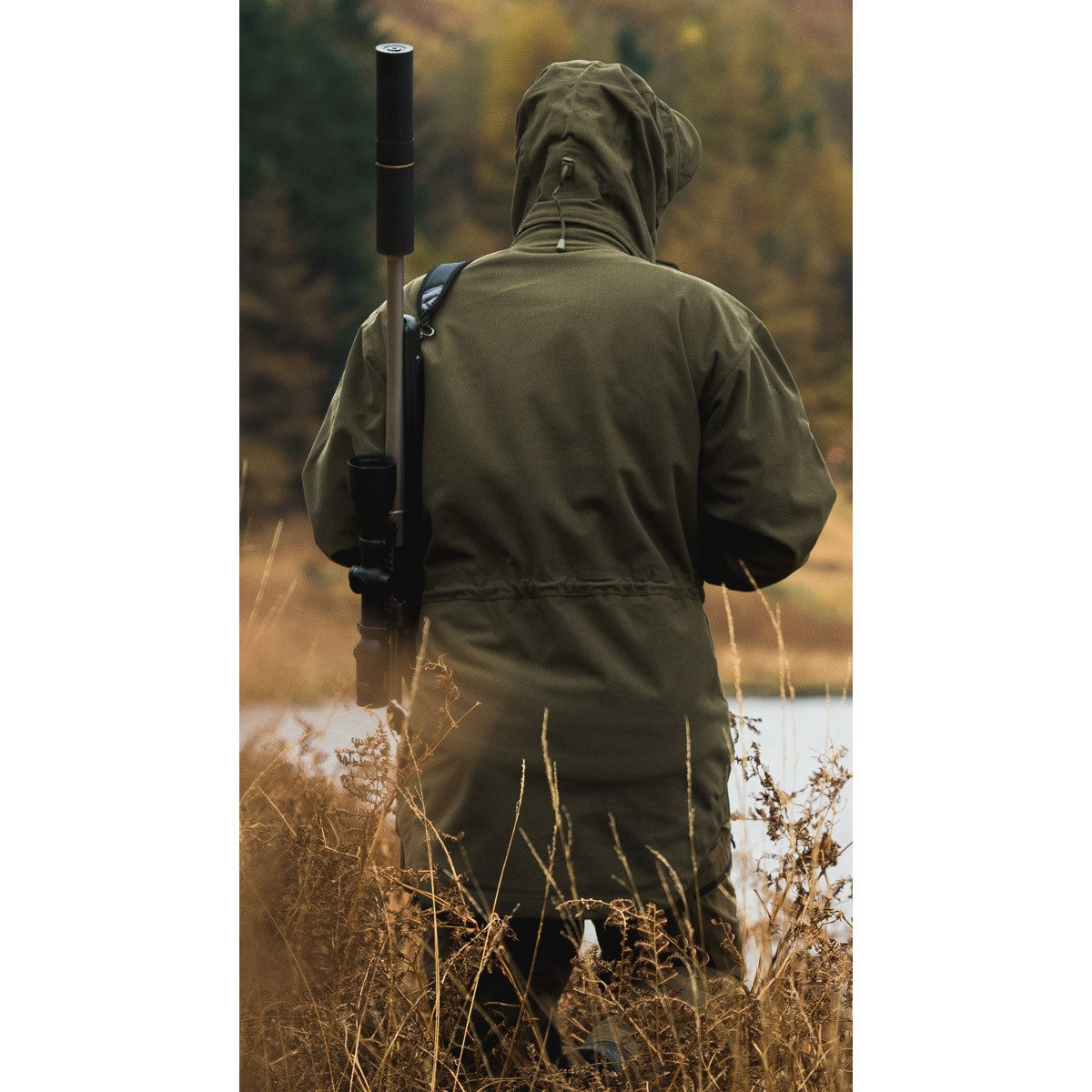 Jack Pyke Argyll Smock - Moss Green - rear Jack Pyke Argyll Smock - Moss Green - rear