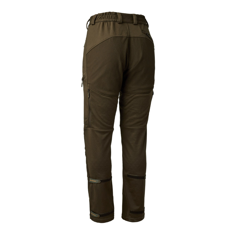 Deerhunter Lady Excape Softshell Trousers - Art Green - Rear Deerhunter Lady Excape Softshell Trousers - Art Green - Rear