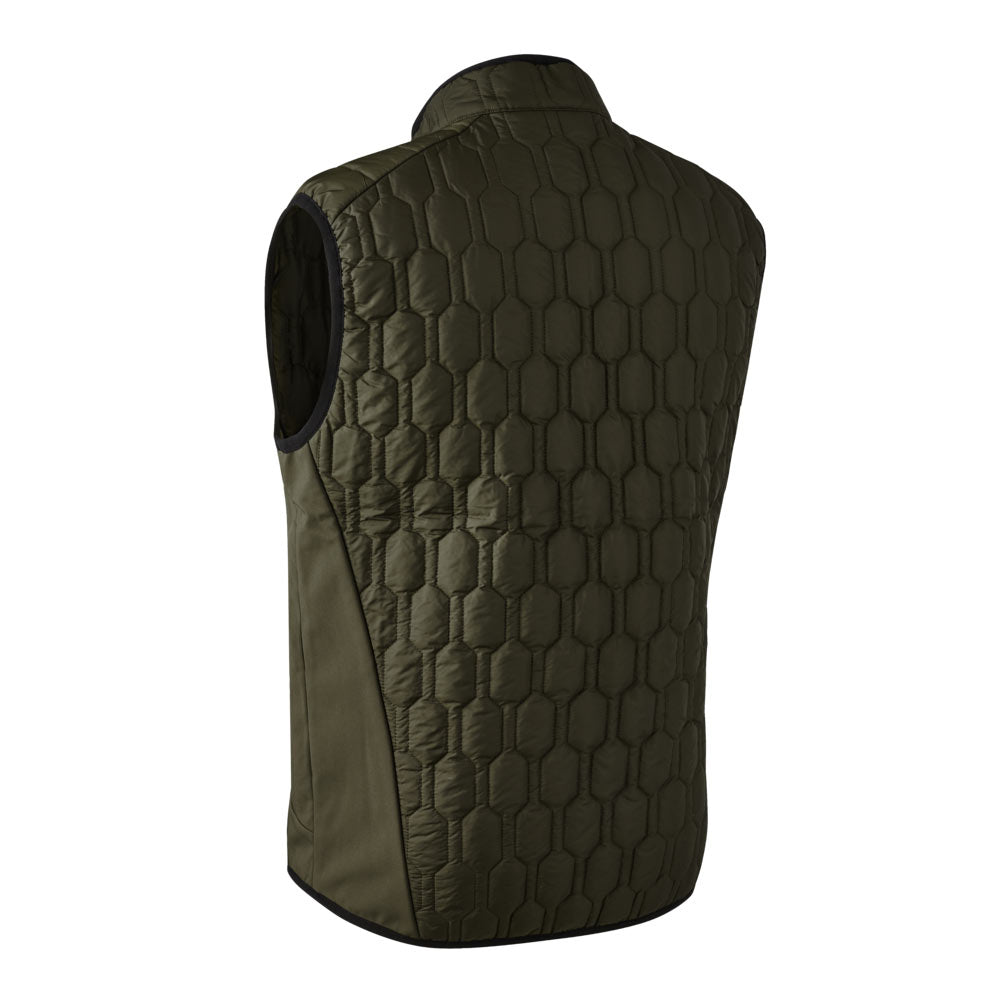 Deerhunter Mossdale Quilted Waistcoat - Forest Green - Rear Deerhunter Mossdale Quilted Waistcoat - Forest Green - Rear
