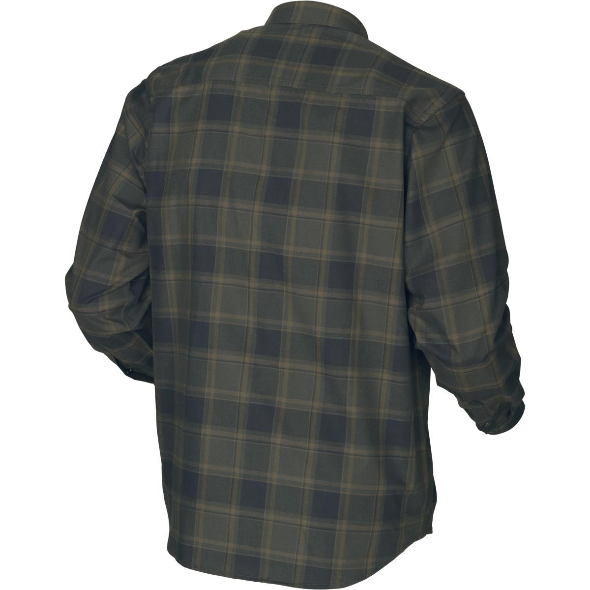 Harkila Metso Active Shirt - Willow Green Check - Rear Harkila Metso Active Shirt - Willow Green Check - Rear