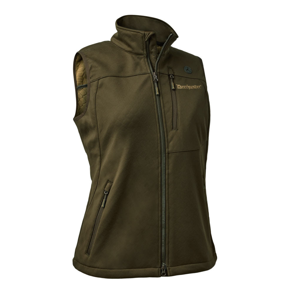 Deerhunter Lady Excape Softshell Waistcoat - Art Green Deerhunter Lady Excape Softshell Waistcoat - Art Green