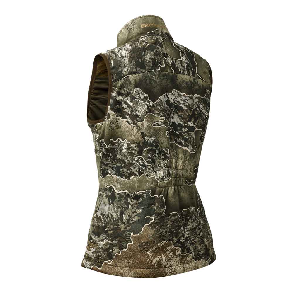 Deerhunter Lady Excape Softshell Waistcoat - Realtree Excape - Rear Deerhunter Lady Excape Softshell Waistcoat - Realtree Excape - Rear