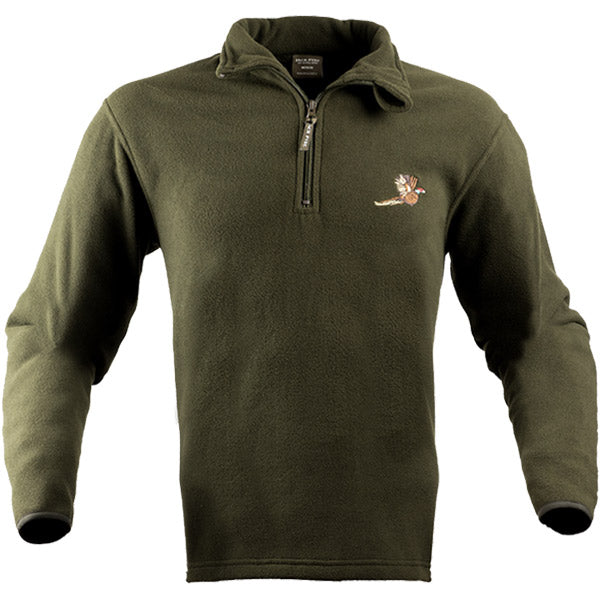 Jack Pyke Pheasant Motif Fleece Pullover Jack Pyke Pheasant Motif Fleece Pullover