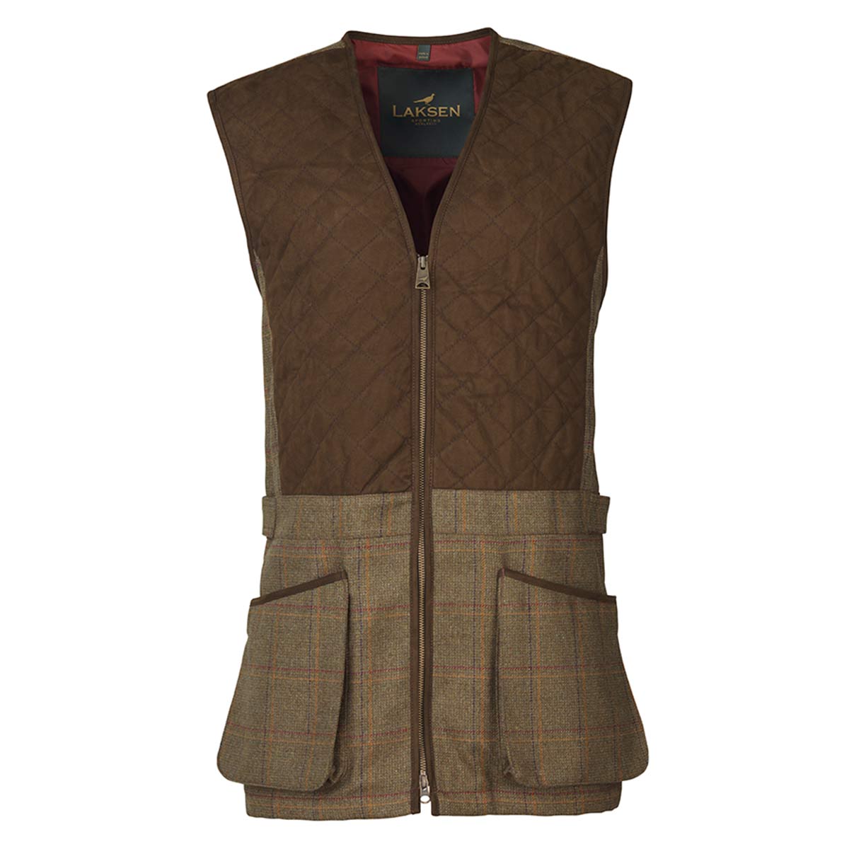 Laksen Woolston Tweed Glenogil Zip Shooting Vest Laksen Woolston Tweed Glenogil Zip Shooting Vest