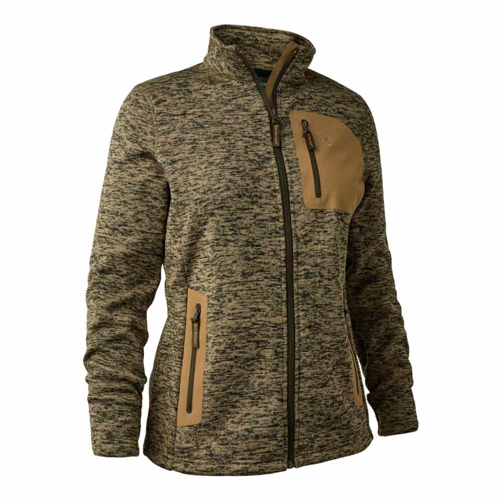 Deerhunter Lady Sarek Knitted Jacket - Butternut Melange Deerhunter Lady Sarek Knitted Jacket - Butternut Melange