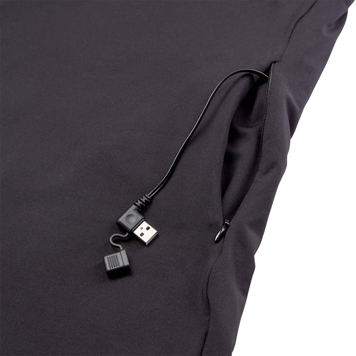 Deerhunter Heat Undershirt with zip-neck - USB Connector Deerhunter Heat Undershirt with zip-neck - USB Connector