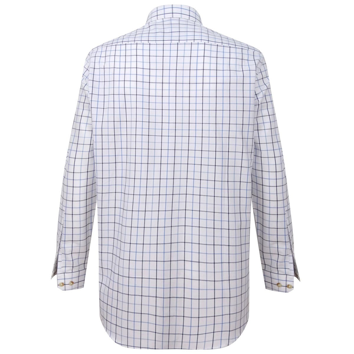 Hoggs of Fife Viscount Premier Tattersall Shirt - White Hoggs of Fife Viscount Premier Tattersall Shirt - White