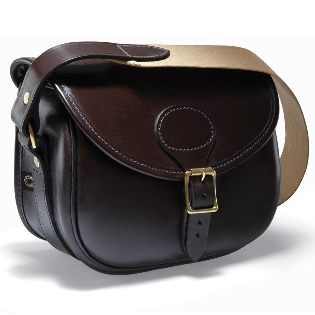 Croots Malton Bridle Leather Cartridge Bag Croots Malton Bridle Leather Cartridge Bag