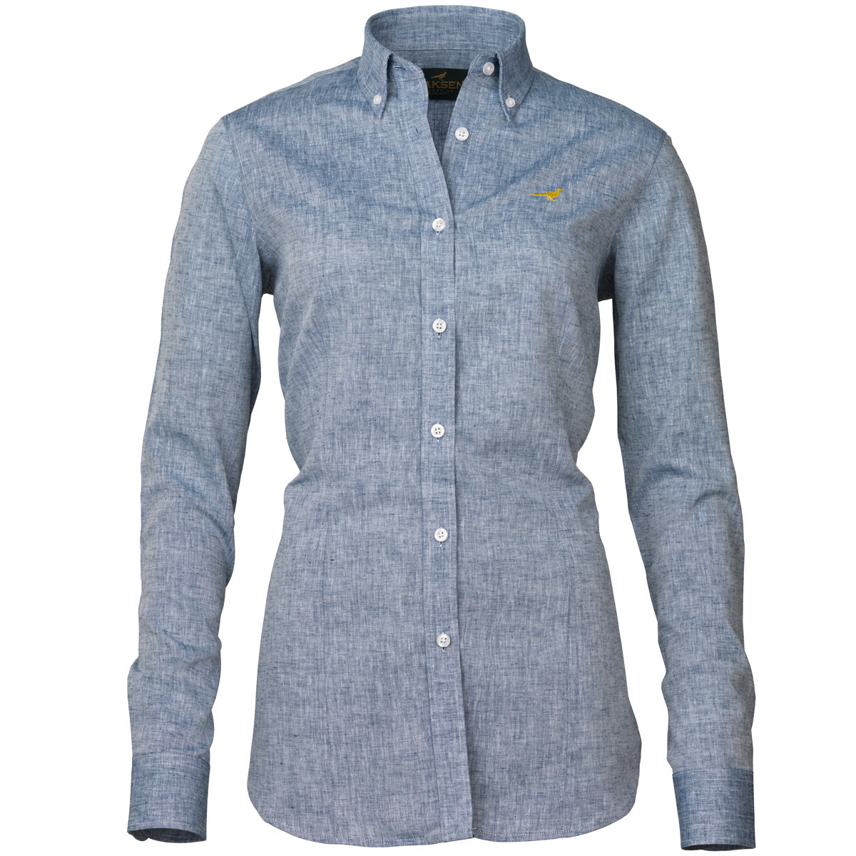 Laksen Ladies Bath Linen Shirt - Midnight Blue Laksen Ladies Bath Linen Shirt - Midnight Blue