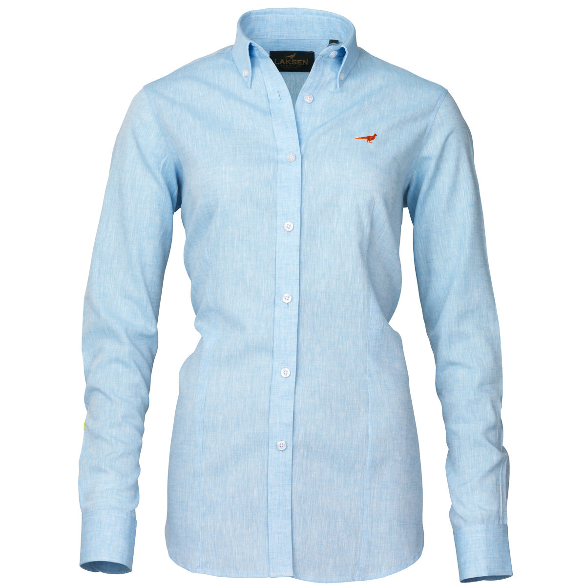 Laksen Ladies Bath Linen Shirt - Sky Blue Laksen Ladies Bath Linen Shirt - Sky Blue