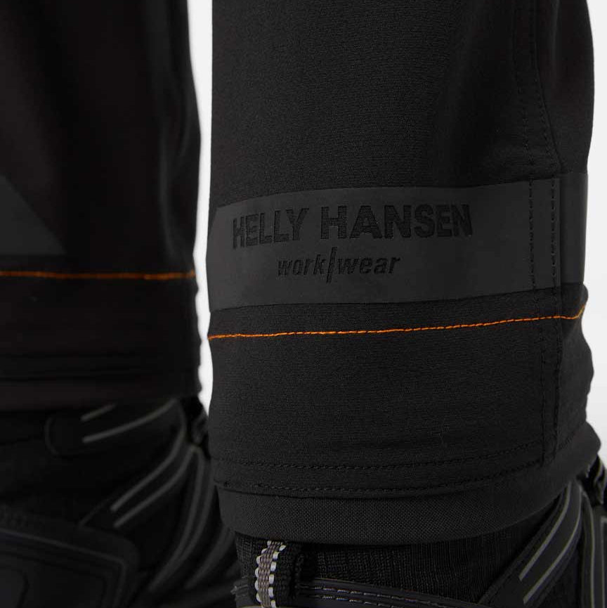 Helly Hansen Kensington Service Pant - Black Hem detail Helly Hansen Kensington Service Pant - Black Hem detail